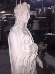 Lifesize ST. AGNES 5' Outdoor/Indoor Statue - Bella Statues