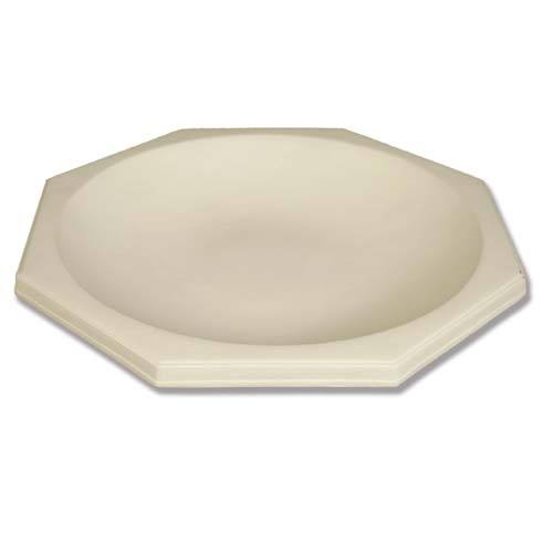 Octagonal Ground Birdbath 18 Outdoor/Indoor Statue - Bella Statues