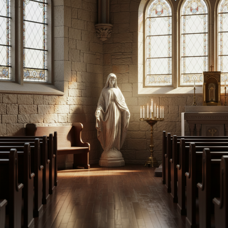 Blessed Virgin Mary Statue (36-Inch)