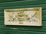 Rose Urn Relief 33 W Outdoor/Indoor Statue - Bella Statues