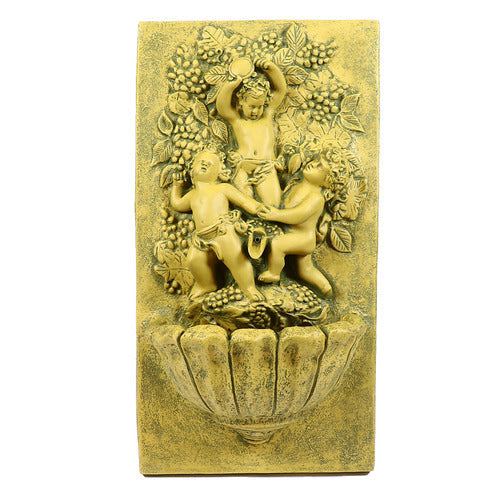 Lifesize Bacchanale D'Enfants Wall Fountain (40-Inch)