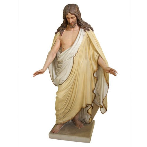 Custom Painted Lifesize Thorwaldsen's Christ 60" H Outdoor/Indoor Statue - Bella Statues