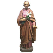 Custom Painted Lifesize Custom Painted Saint Joseph 69" H Outdoor/Indoor Statue - Bella Statues