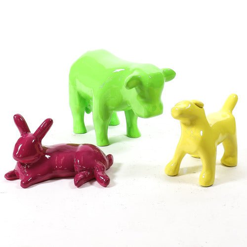 Pop Art Rabbit Outdoor/Indoor Statue - Bella Statues