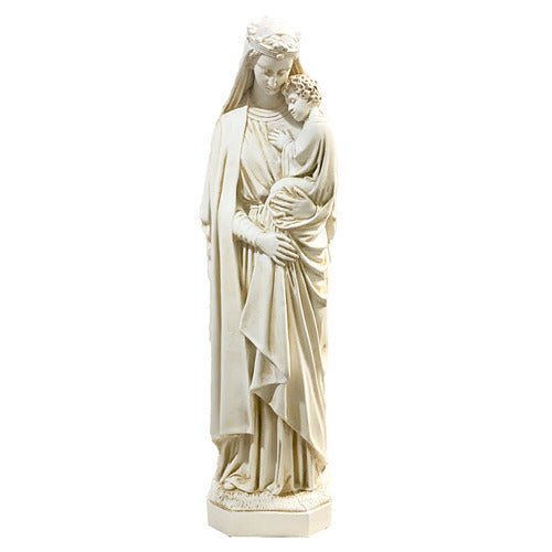 Queen Mary And Child 25 H Outdoor/Indoor Statue - Bella Statues