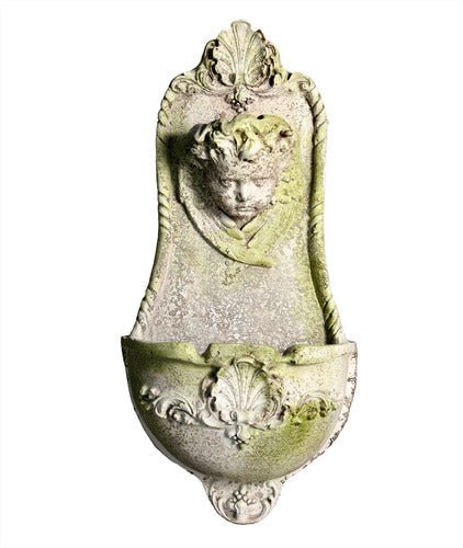 Benevolent Angel Wall Fountain Outdoor/Indoor Statue - Bella Statues