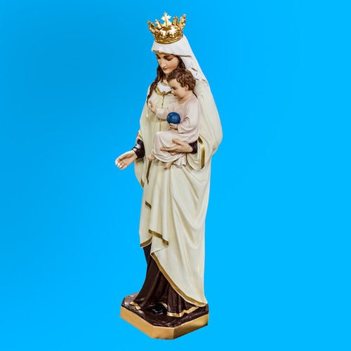 Custom Painted Lifesize Blessed Virgin Mary & Child 65" High Outdoor/Indoor Statue - Bella Statues
