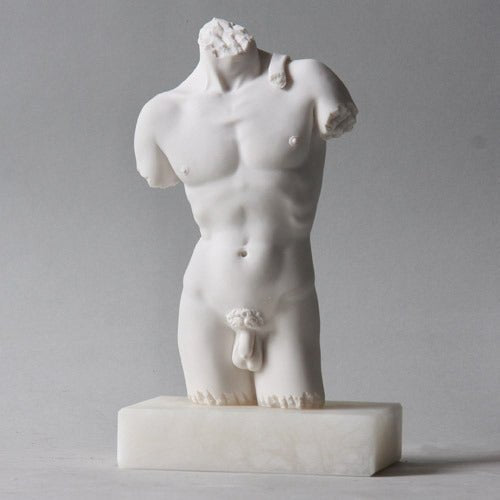 David Torso 9"H Outdoor/Indoor Statue - Bella Statues