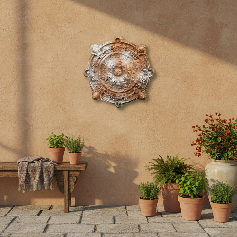 Intorno Medallion Outdoor Plaque (35.0-Inch)