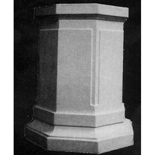Eight Sided Pedestal 30 Outdoor/Indoor Statue - Bella Statues