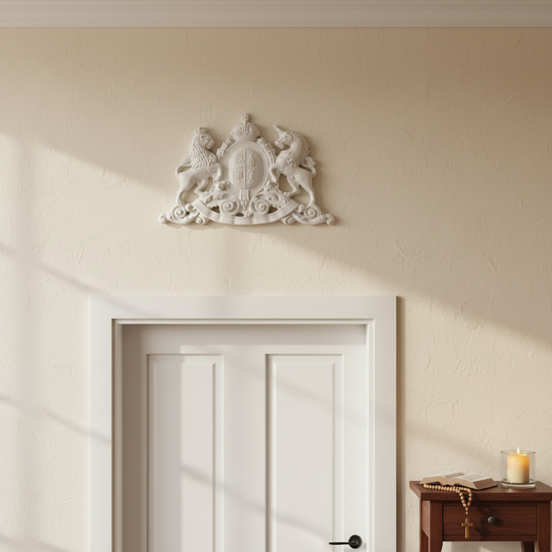 English Crest Outdoor Plaque (0.0-Inch)