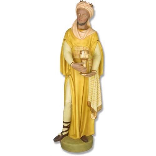 Custom Painted Lifesize King, Frankincense 41 Ntv1.2 Outdoor/Indoor Statue - Bella Statues