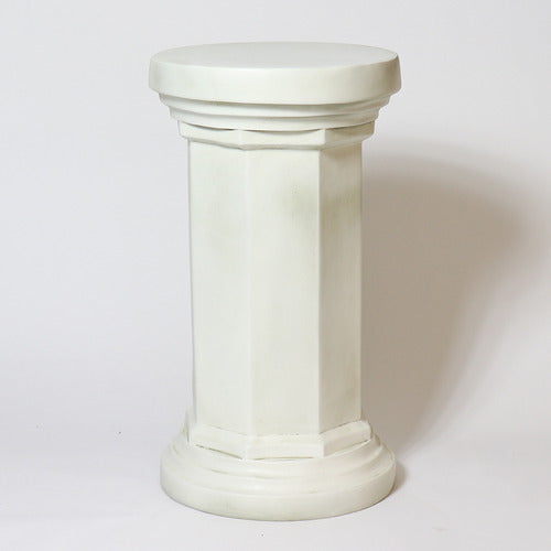 Hex Column Outdoor Statue (29-Inch)