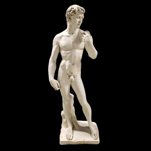 Lifesize Biblical Hero David Standing 44 Outdoor/Indoor Statue - Bella Statues