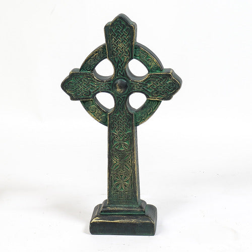 Celtic Cross Religious Statue (16-Inch)