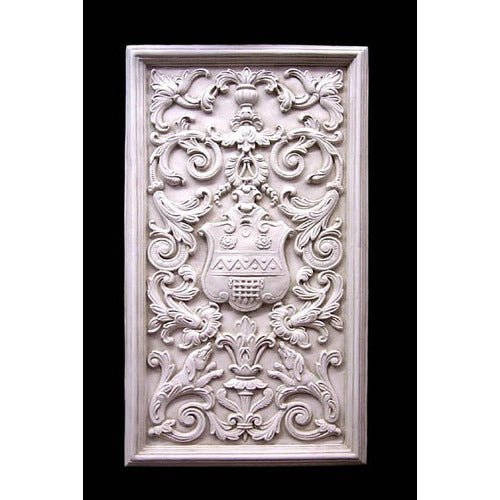 Renaissance Shield Panel 27 Outdoor/Indoor Statue - Bella Statues