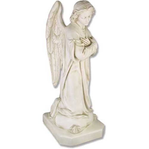 Sympathy Winged Angel Outdoor Statue (39 - Inch) - Bella Statues