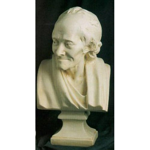 Voltaire Bust Lg Outdoor/Indoor Statue - Bella Statues