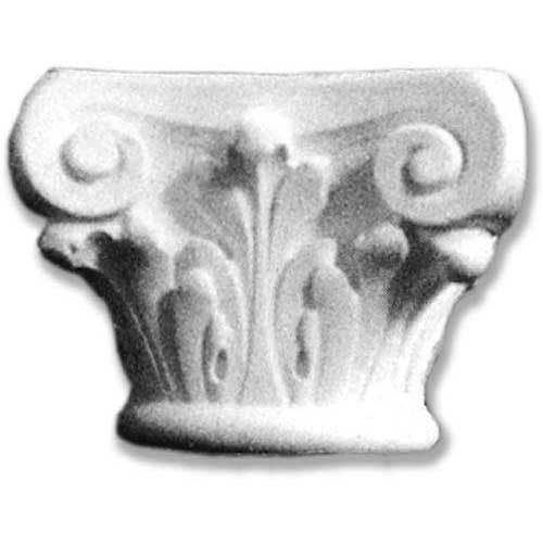 Corinthian capital with ornate acanthus leaves and volutes, classical old world European architectural detail.