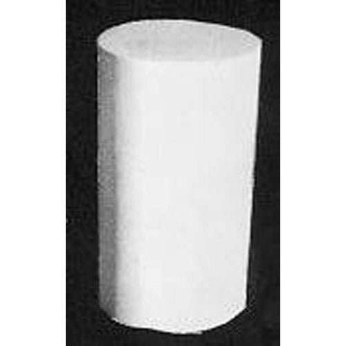 Classical column pedestal with a simple, cylindrical design, ideal for displaying statues or decorative accents in traditional interiors.