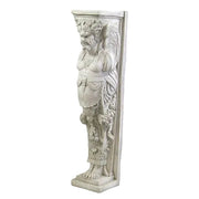 Grotesque classical caryatid with ornate Baroque detailing, featuring a mythological figure and intricate sculptural accents.