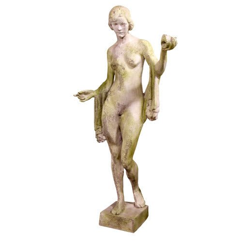 Lifesize Woman with Shell Outdoor/Indoor Statue - Bella Statues