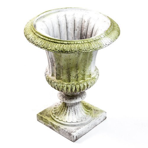Sm.Fluted Urn 22 H (R) Outdoor/Indoor Statue - Bella Statues