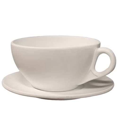 Coffee Cup On Saucer Outdoor/Indoor Statue - Bella Statues