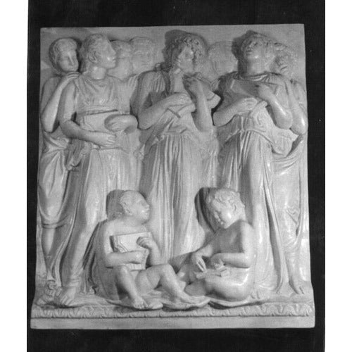 Lifesize Cantoria Music Of Lyre  Plaque (37.0-Inch)