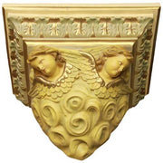 Custom Painted Outlooking Angels Shelf/Bracke Outdoor/Indoor Statue - Bella Statues