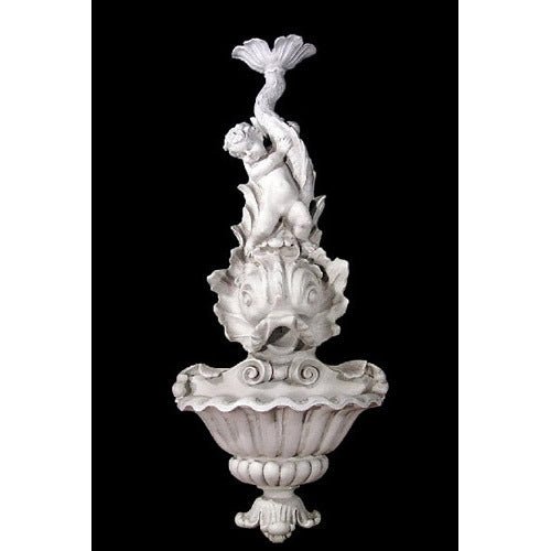 Lifesize Young Poseidon,Bowl & Pump 64 Outdoor/Indoor Statue - Bella Statues