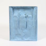 Abstract sculptural wall art featuring two elongated, stylized faces in a minimalist, classical European-inspired design. Different Angle