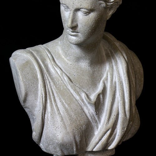 Diana Bust Medium 19 H Outdoor/Indoor Statue - Bella Statues