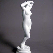 Classical female torso sculpture with raised arms, inspired by Renaissance and Greek art, featuring smooth, elegant contours. Other Angle