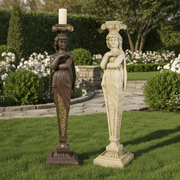 Caryatid Lawn Ornaments & Garden Sculptures (53 - Inch) Side Angle