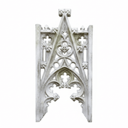 A - Frame Tracery Outdoor Plaque (23.0 - Inch) Side View