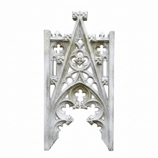 A - Frame Tracery Outdoor Plaque (23.0 - Inch) Side View