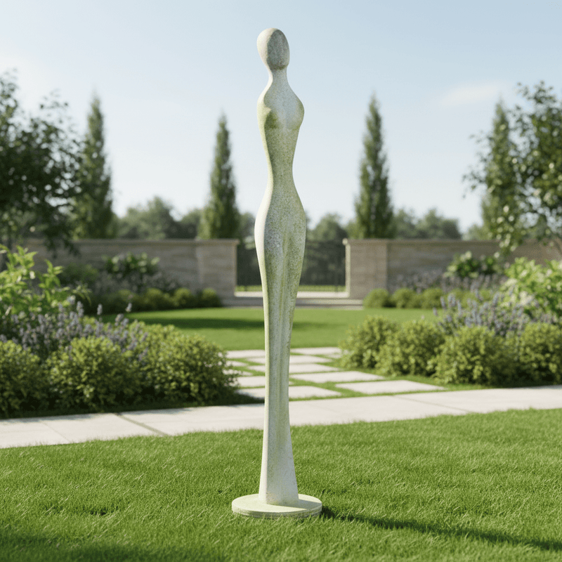 Abstract Female Statue (52 - Inch) Side Angle