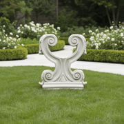 Acanthus Double Leaf Outdoor Statue (29 - Inch) Side Angle
