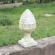 Acorn Finial Outdoor Statue (20 - Inch) Different Angle