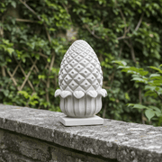 Acorn Monolith Outdoor Statue (32 - Inch) Side Angle