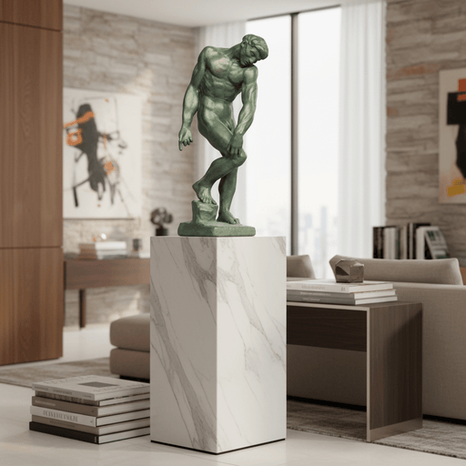 Adam Auguste Rodin Statue (17-Inch)