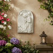 Adoration of the Child Religious Statue (29 - Inch) Side Angle
