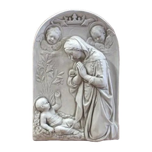 Adoration of the Child Religious Statue (29 - Inch) Side View