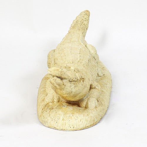 Alligator Garden Statue (27 - Inch) Different Angle