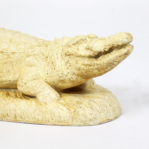 Alligator Garden Statue (27 - Inch) Other Angle