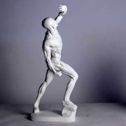 Anatomy of Man Garden Statue (28 - Inch) Side View