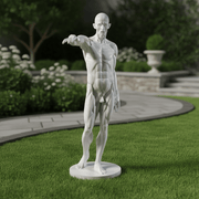 Anatomy Of Man Statue Bdc (72 - Inch) Side Angle