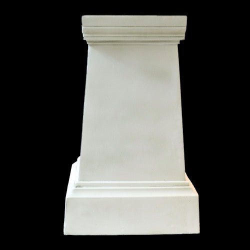 Andrea Pedestal Plain Statue (29.5 - Inch) Side Angle