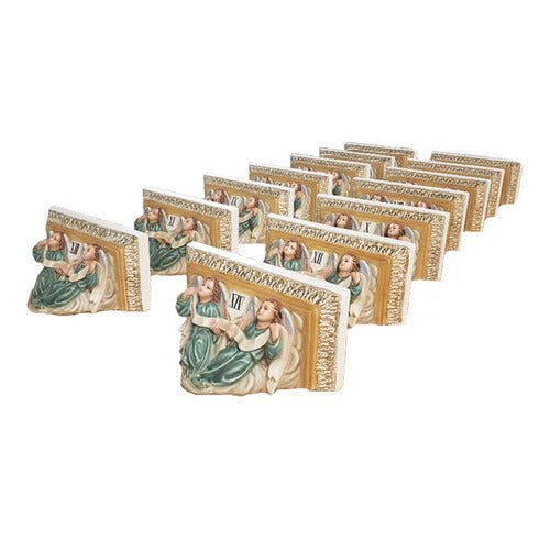 Angel Crucifixion Catholic Bracket (10 - Inch) Different Angle